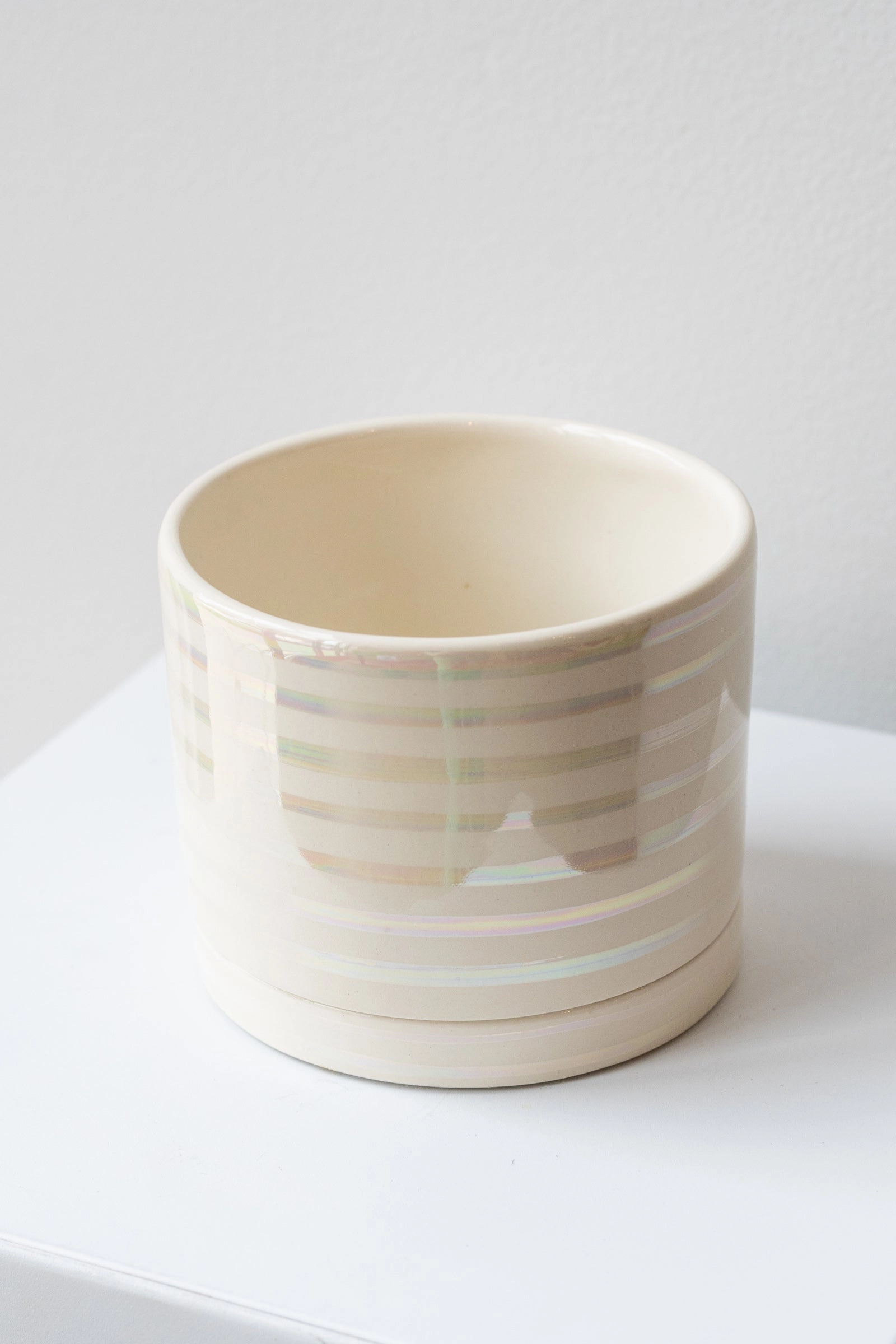 Round Planter Unicorn Stripe Medium