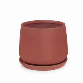 Round Taper Pot Desert Red,terracotta plant pot