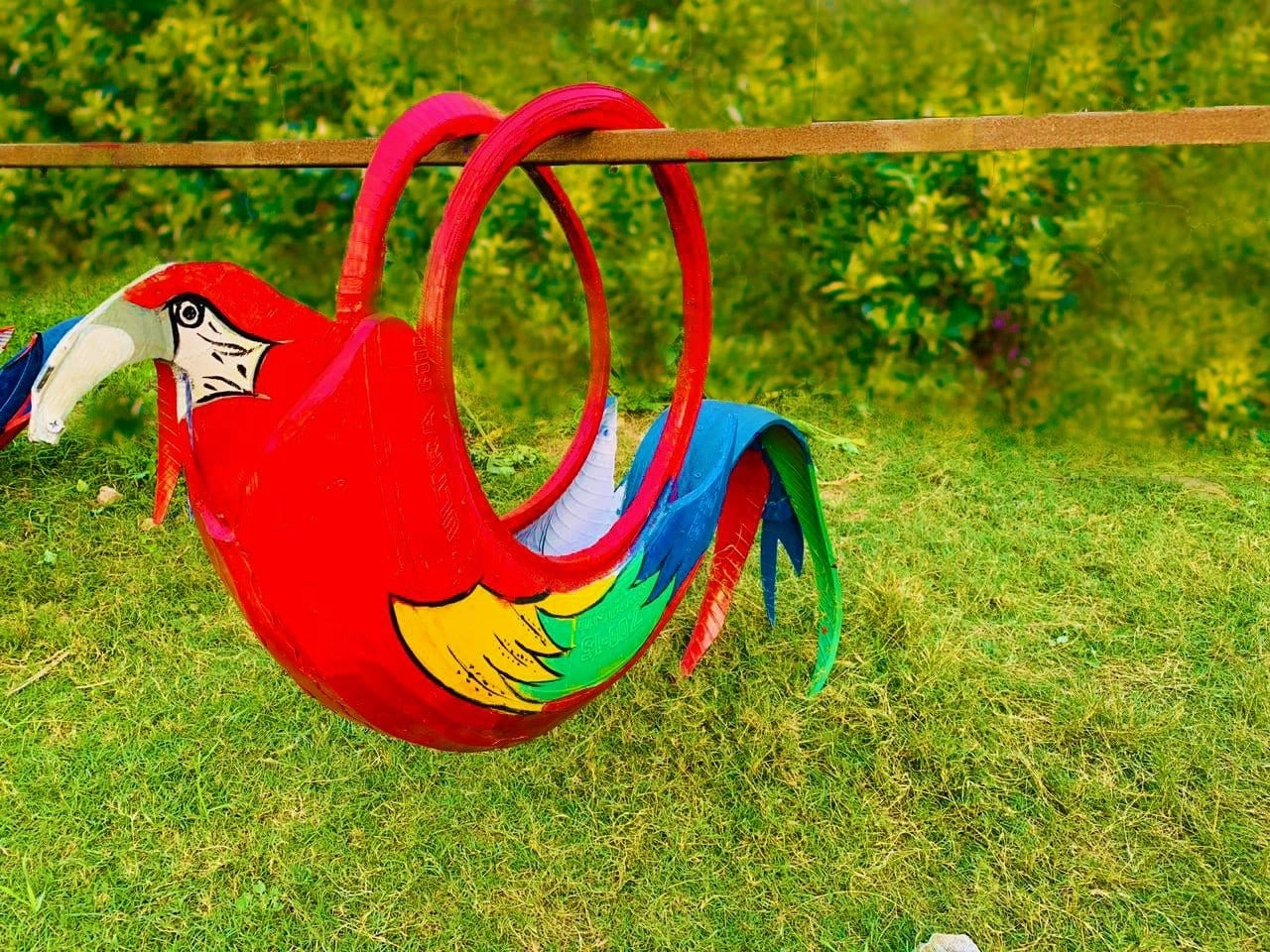 Rubber Made Bird Planter (Set of 2)
