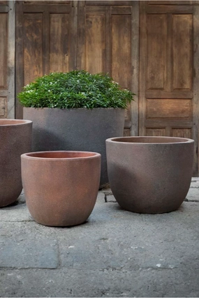 Saba Planter sandblasted extra large,indoor flower container