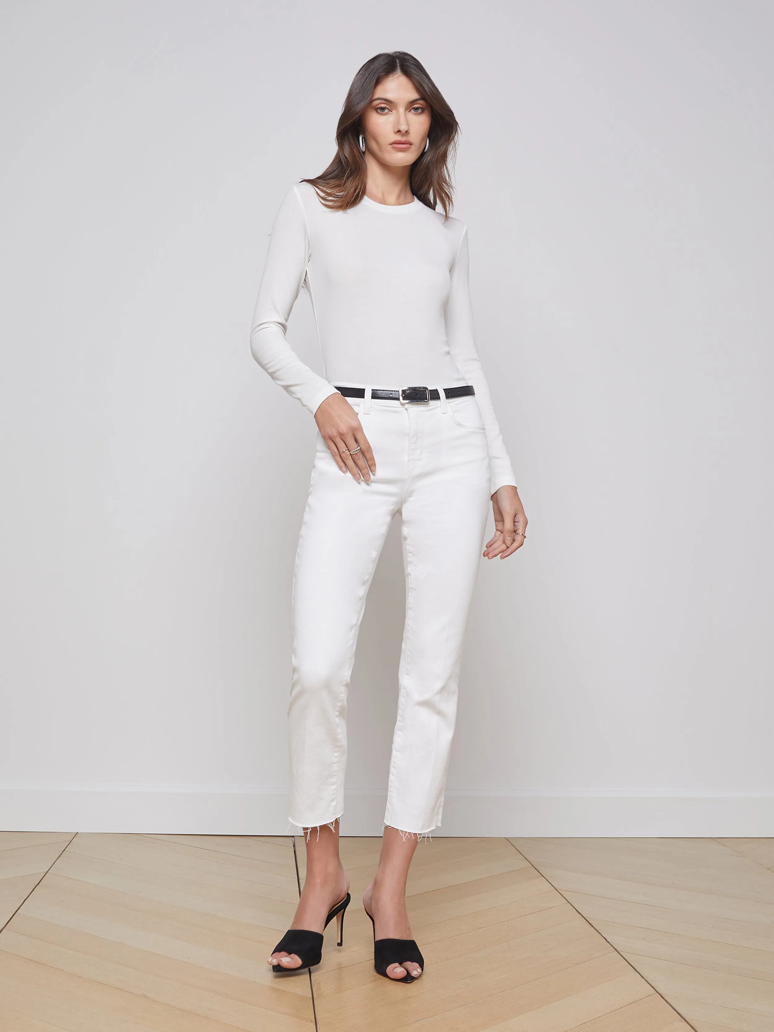 Sada Slim-Leg Cropped Jeans