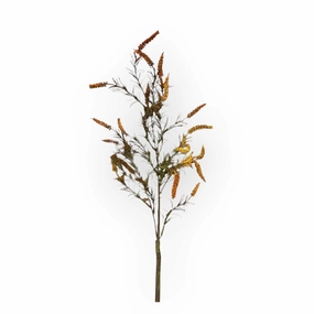 Sage Orange Artificial Silk Flower SAGE003,dried artificial flower