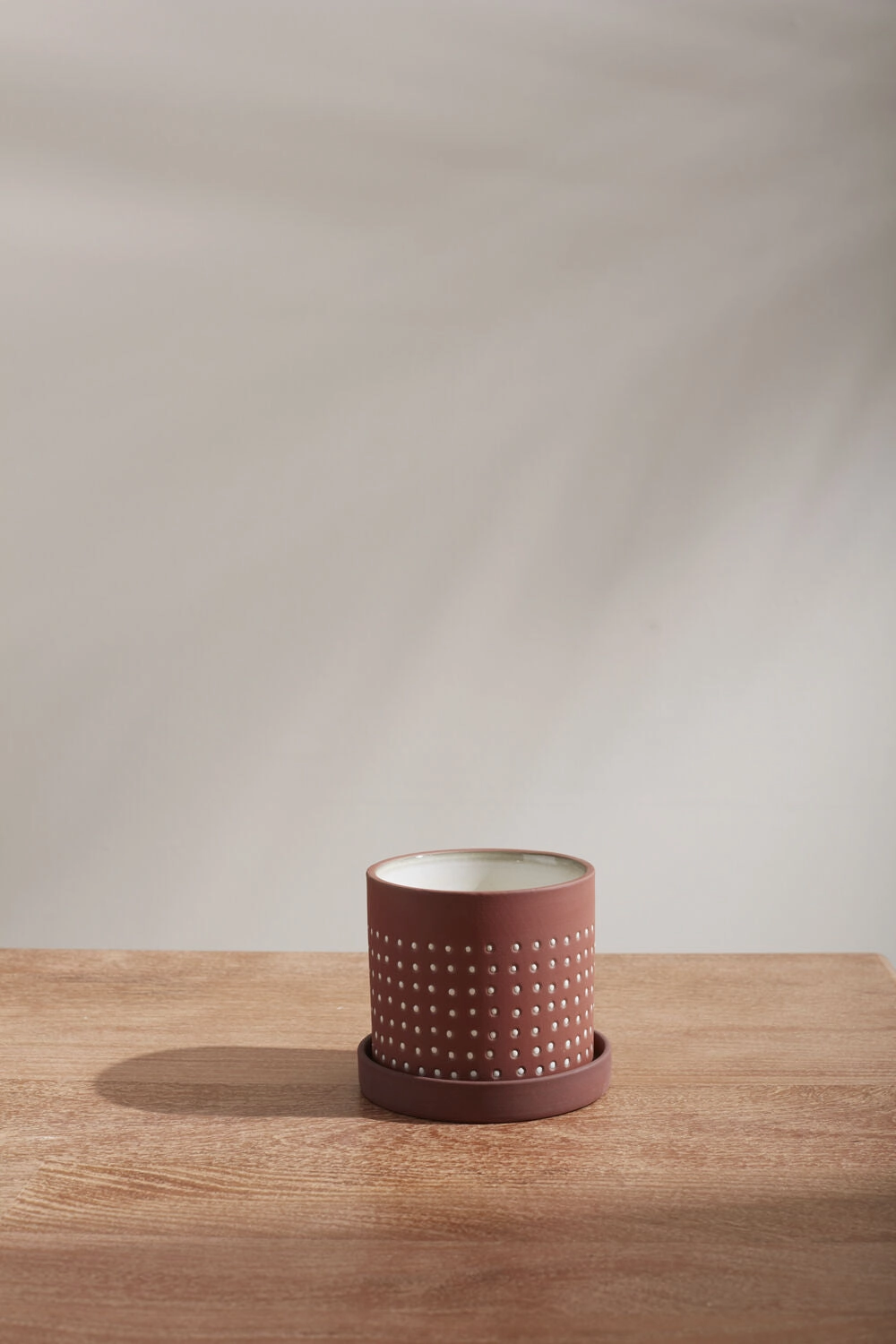 Salamanca Pot & Saucer Small,indoor flower container