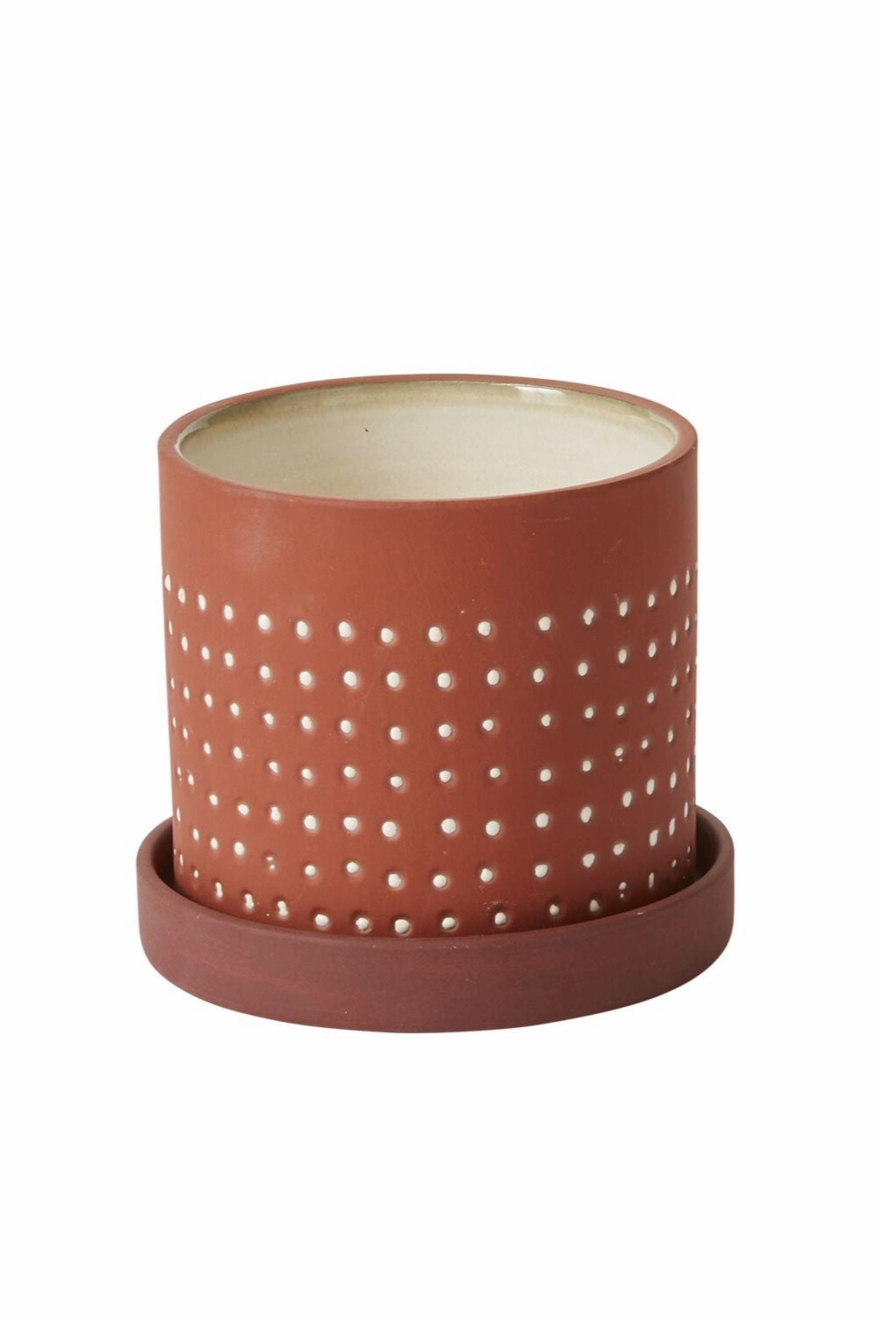 Salamanca Pot & Saucer Small