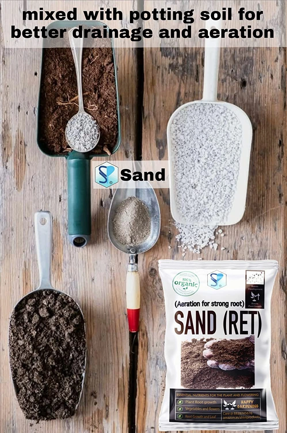 Sand (Ret)/Potting Mix for Plant Roots