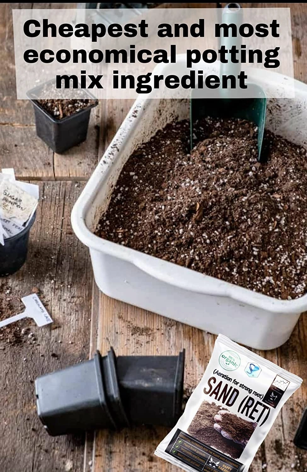 Sand (Ret)/Potting Mix for Plant Roots