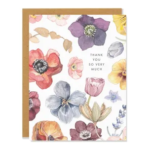 Sarah Voyer Paper - Floral Thank You,faux bloom stem 