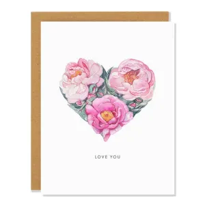 Sarah Voyer Paper - Flower Heart,faux bloom stem 