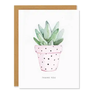 Sarah Voyer Paper - Thank You Succulent,faux bloom stem 