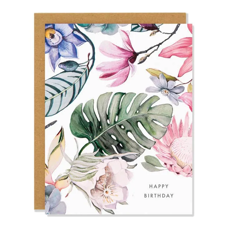 Sarah Voyer Paper - Tropical Birthday,faux bloom stem 