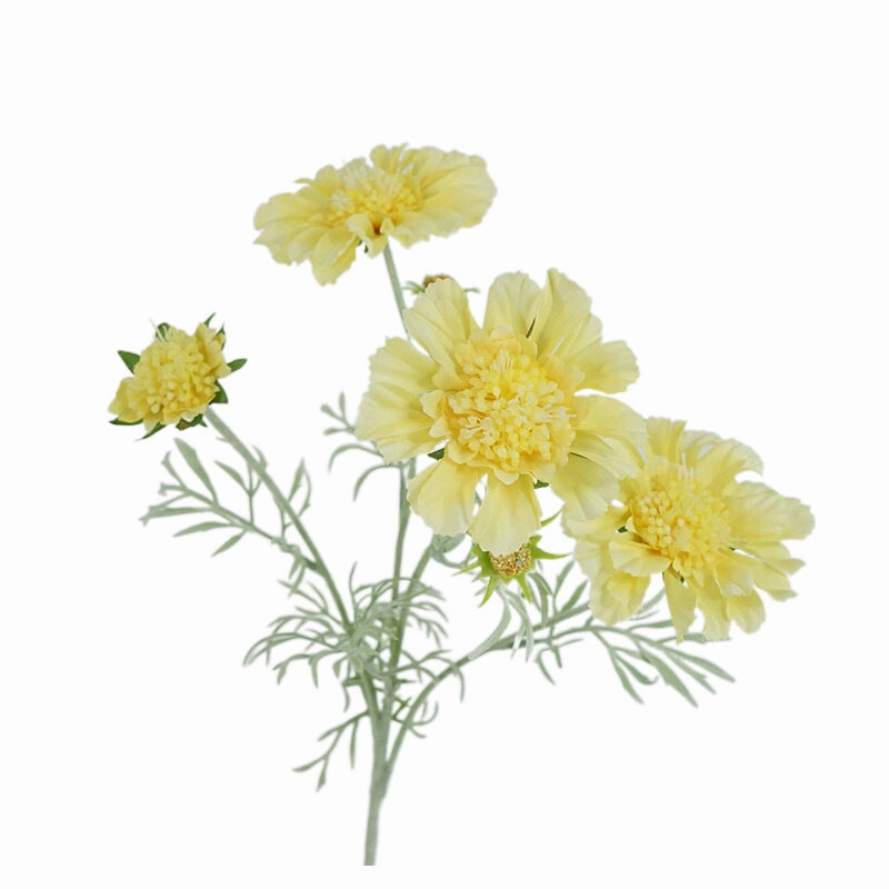 Scabiosa Artificial Silk Flower 4 Color Selections SCABIOSA1-A4