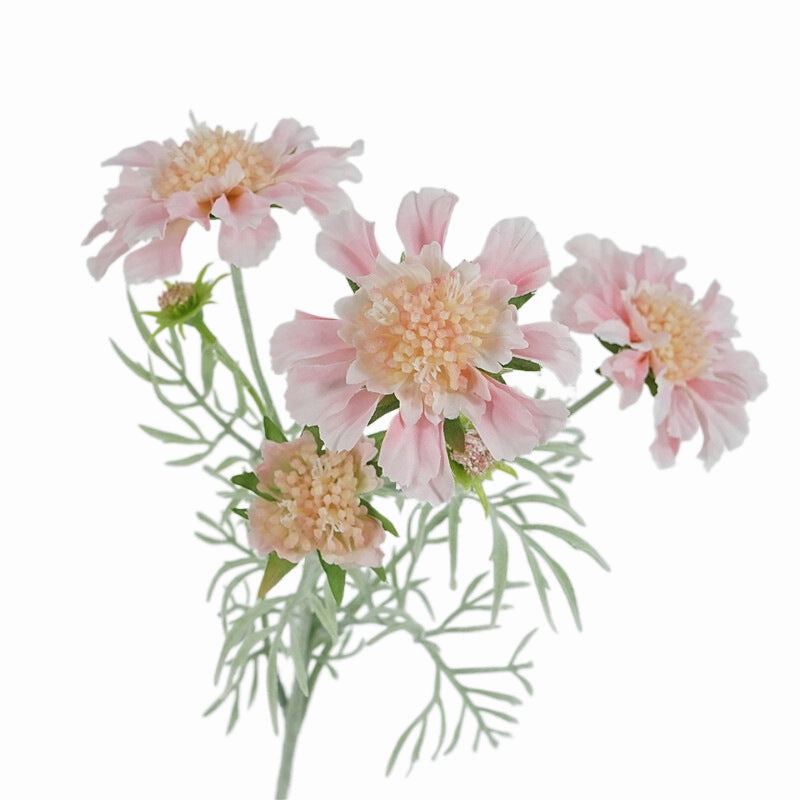 Scabiosa Artificial Silk Flower 4 Color Selections SCABIOSA1-A4