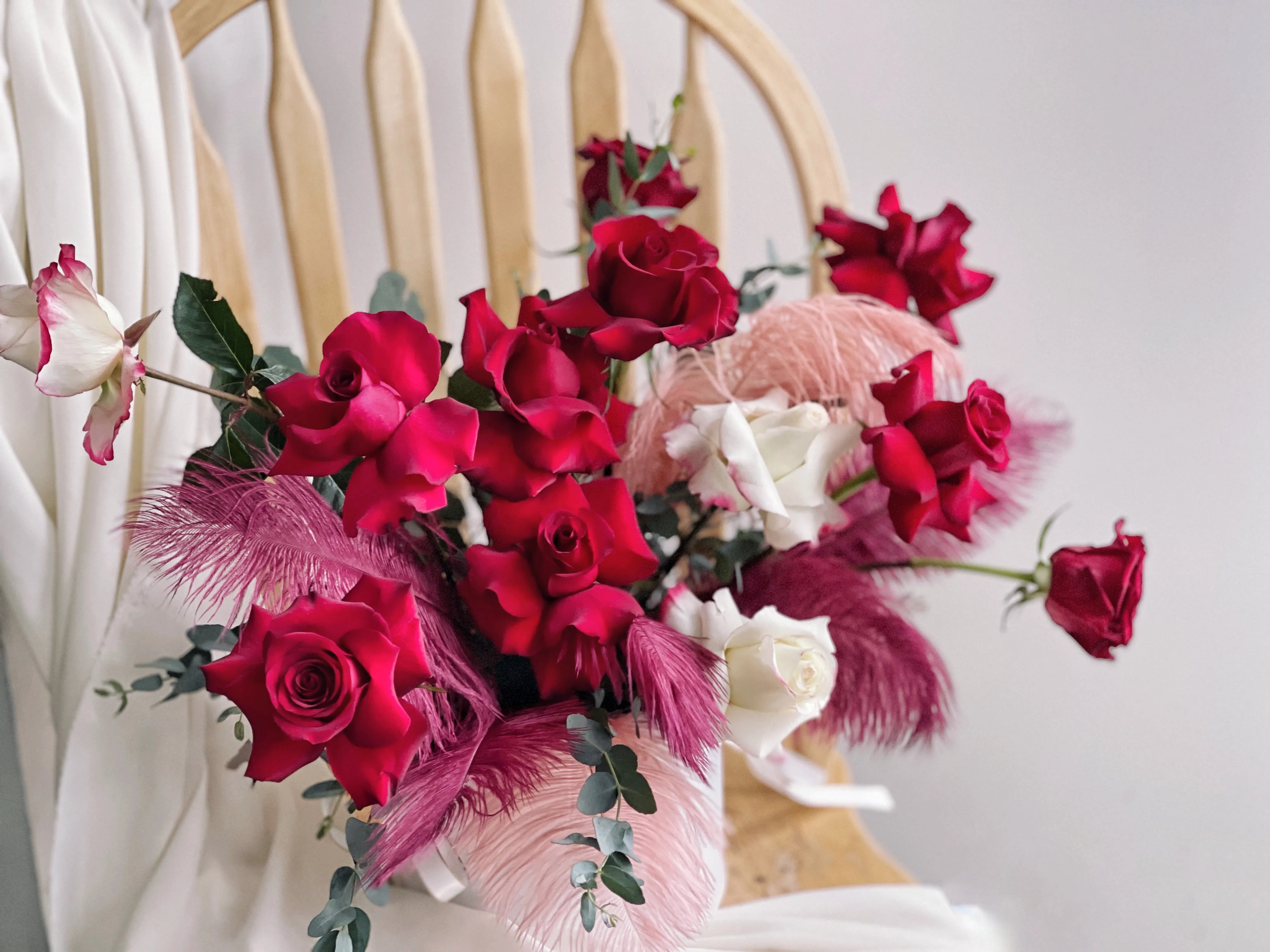 Scarlet Opulence Hatbox
