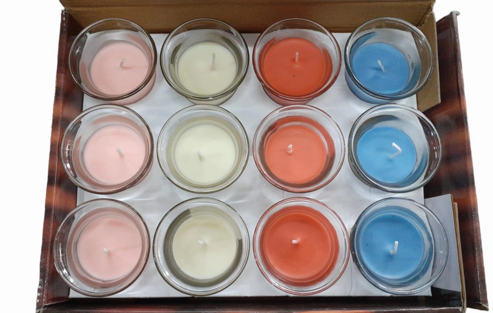 Scented Red Wax Candle