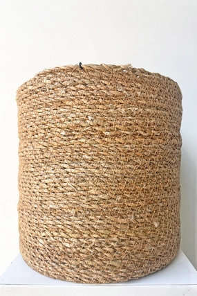 Seagrass Basket with Liner 10",indoor flower container