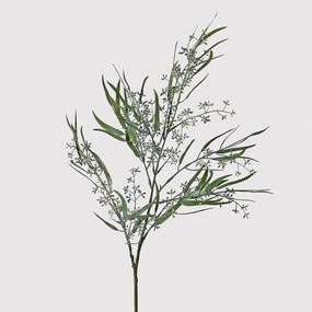 Seeded Eucalyptus Spray 80cm,dried artificial flower