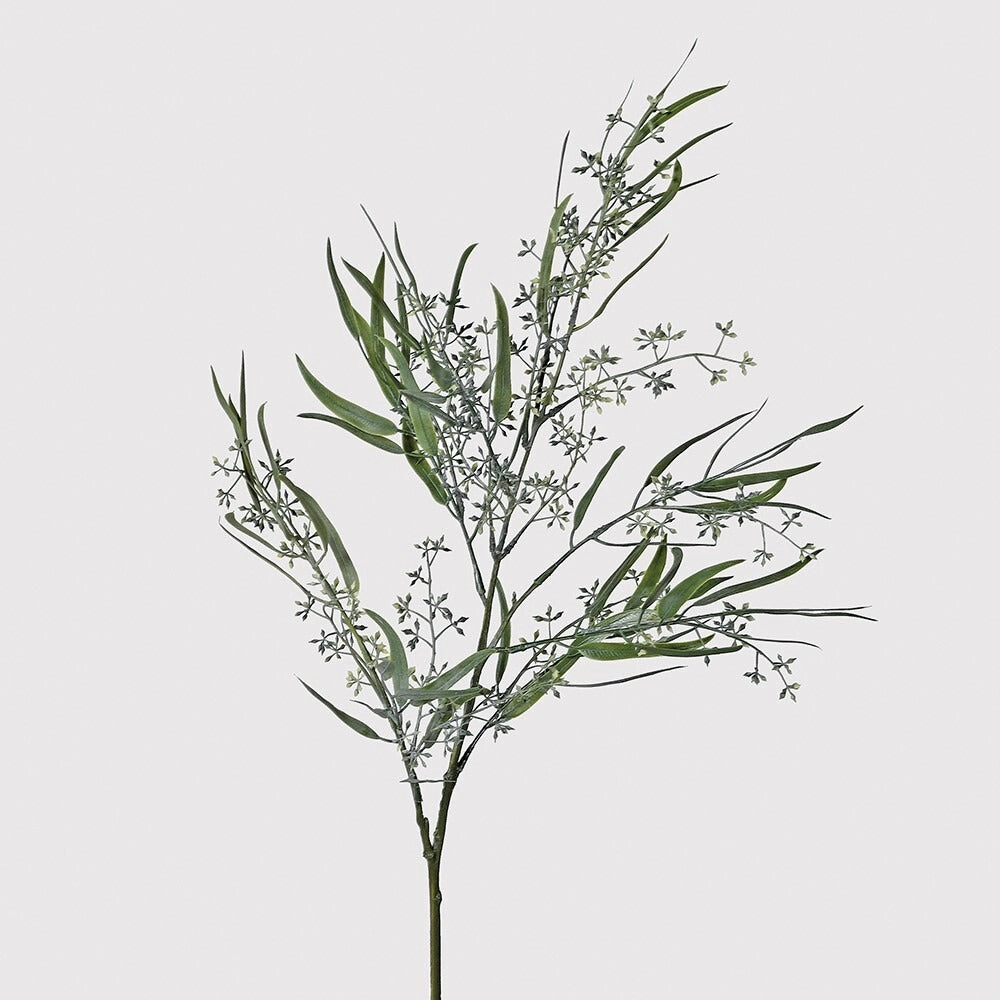 Seeded Eucalyptus Spray 80cm,dried artificial flower
