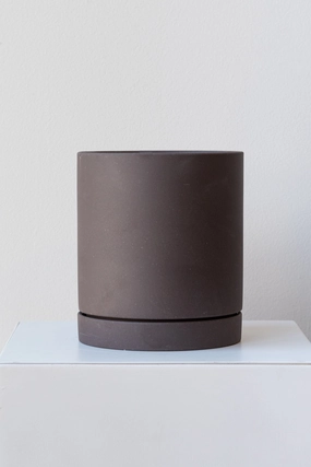 Sekki Pot Charcoal Medium,indoor flower container