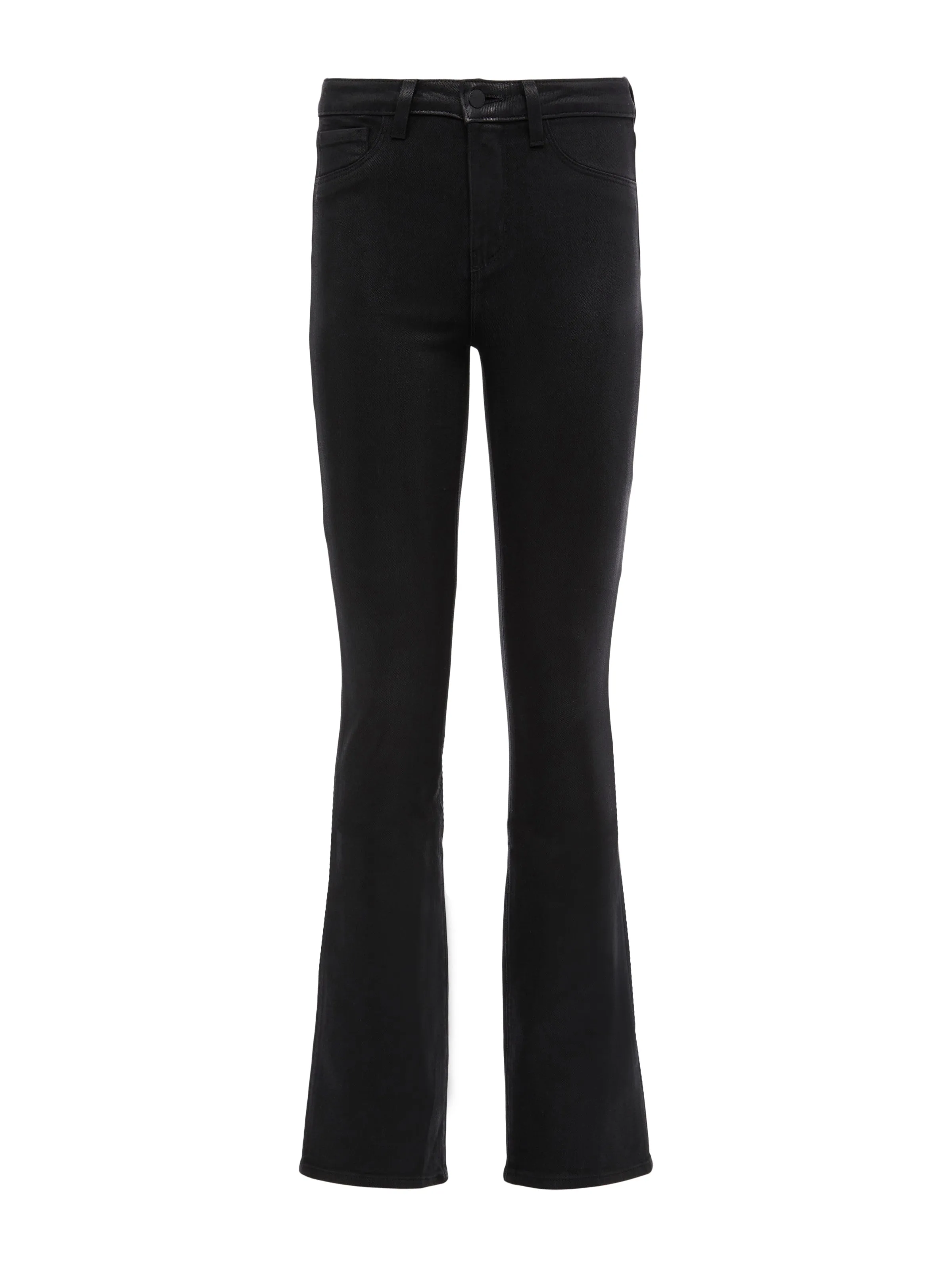 Selma Bootcut-Jeans mit Beschichtung