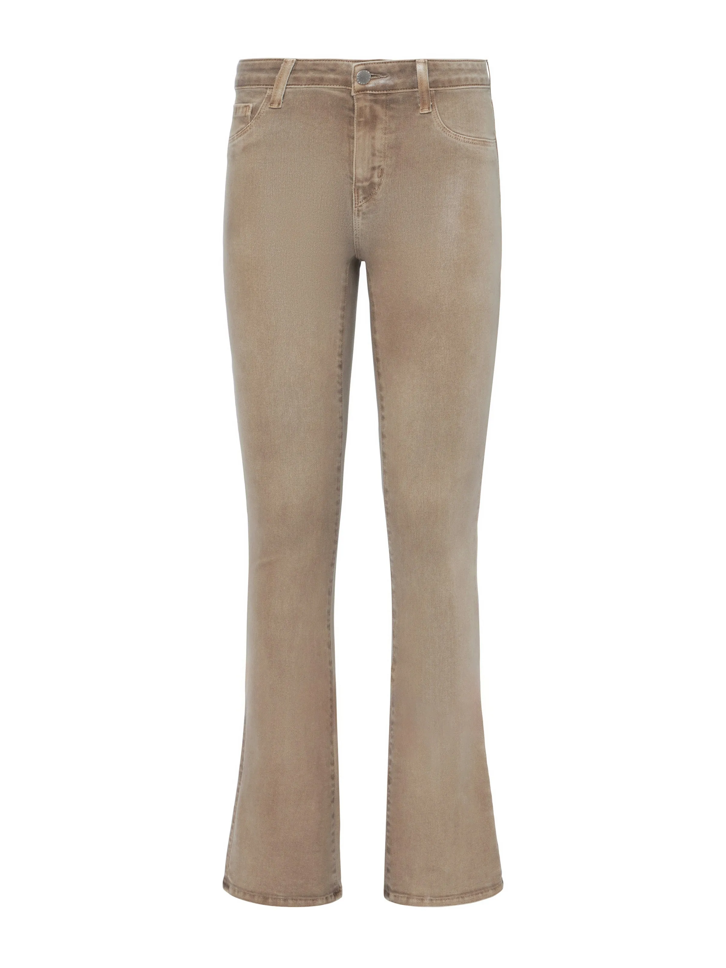 Selma Bootcut-Jeans mit Beschichtung