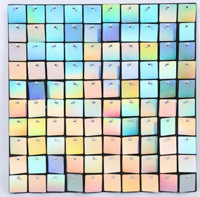 Sequin Backdrop Panel 12x12 Multicolor Mat realistic flower bouquet  