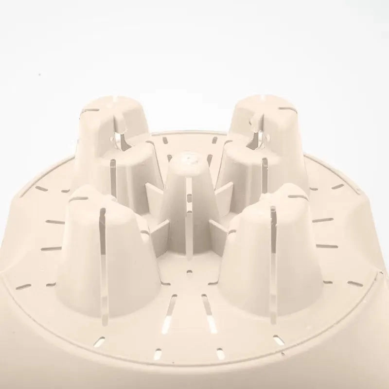 Set of 3 x 19.5 cm Beige Self Watering Plastic Planter for Indoors or Outdoors