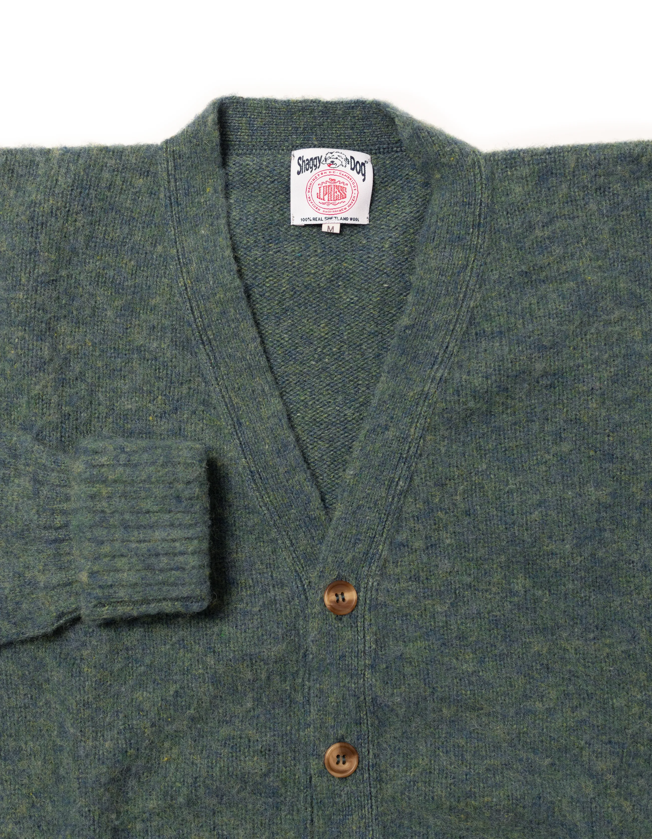 SHAGGY DOG CARDIGAN LOVAT - KLASSISCHE PASSFORM