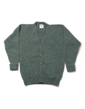 SHAGGY DOG CARDIGAN LOVAT - KLASSISCHE PASSFORM