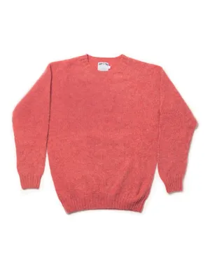 SHAGGY DOG PULLOVER DUNKELROSA - TAILIERTER SCHNITT
