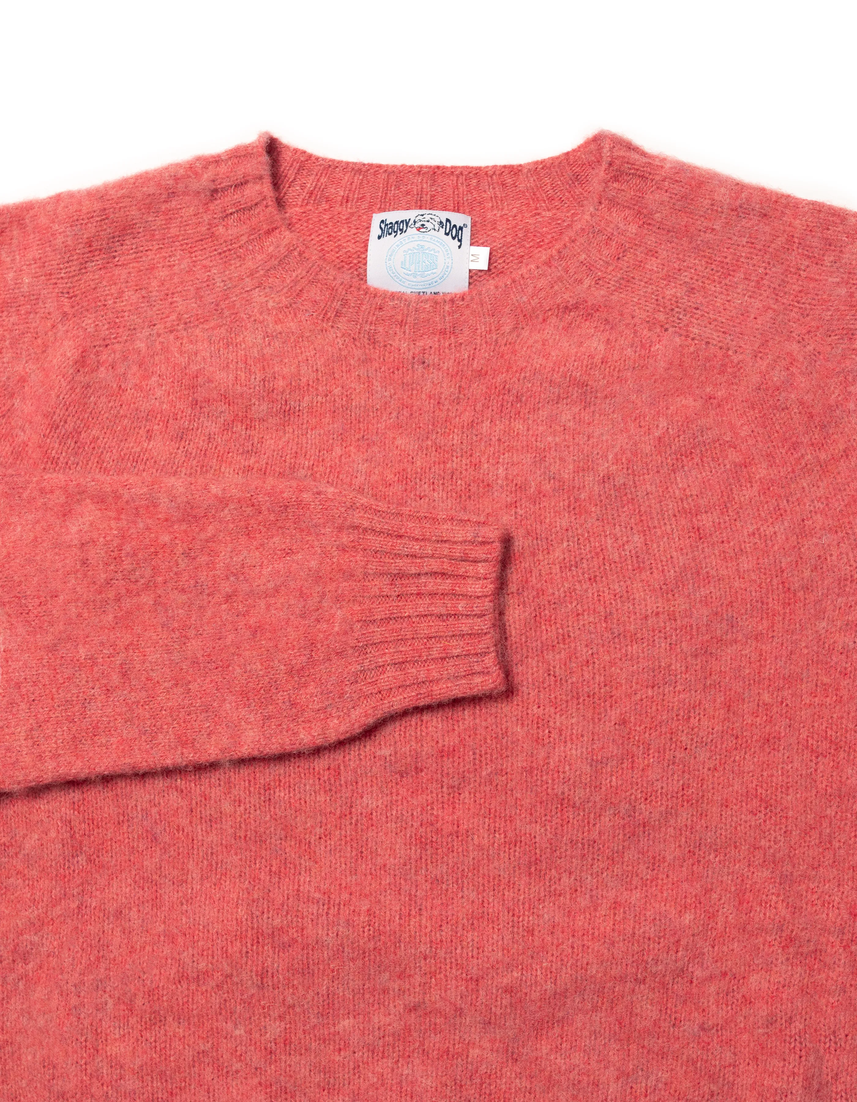 SHAGGY DOG PULLOVER DUNKELROSA - TAILIERTER SCHNITT