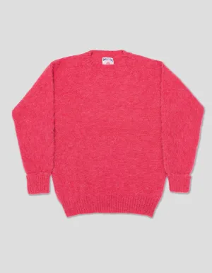 SHAGGY DOG PULLOVER FUCHSIA - KLASSISCHE PASSFORM