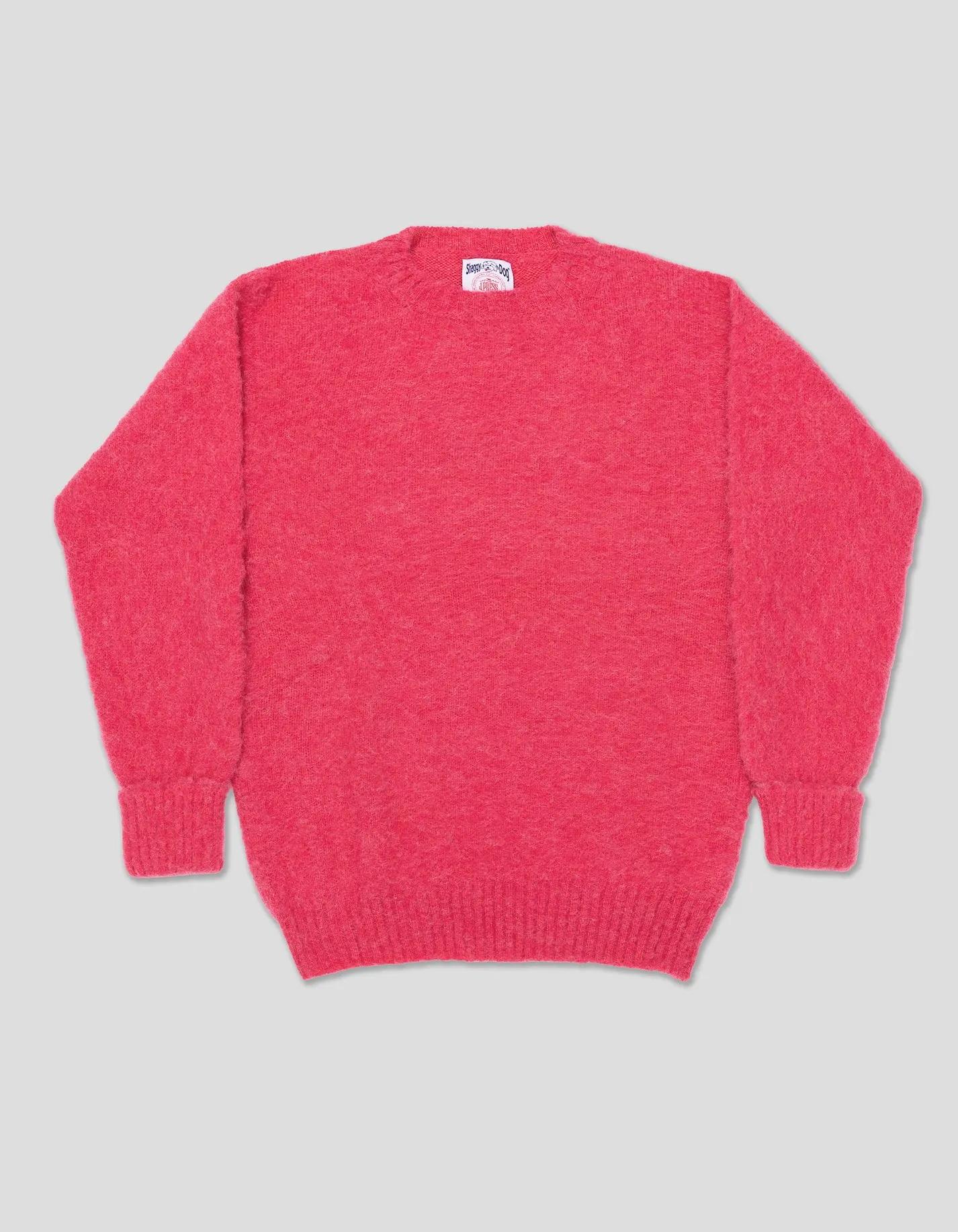 SHAGGY DOG PULLOVER FUCHSIA - KLASSISCHE PASSFORM