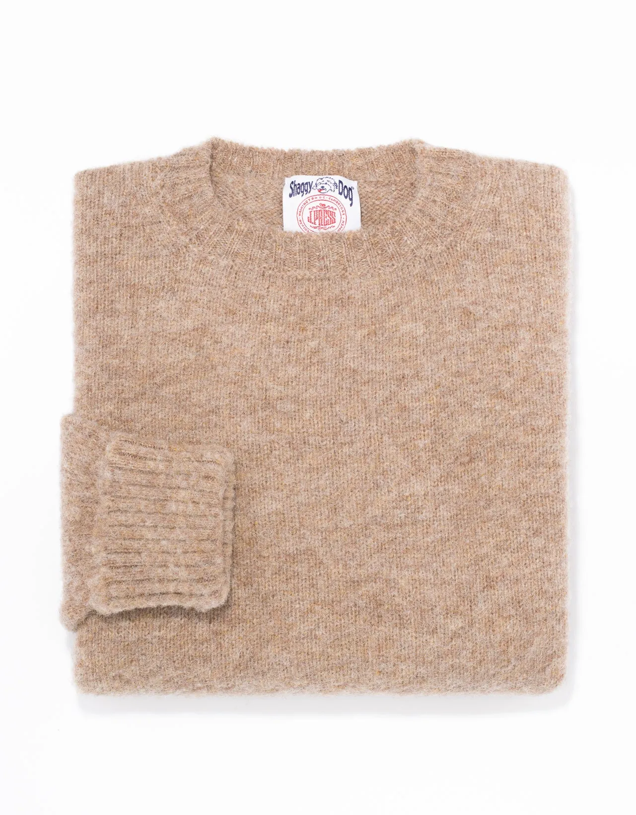 SHAGGY DOG PULLOVER BRAUN - KLASSISCHE PASSFORM