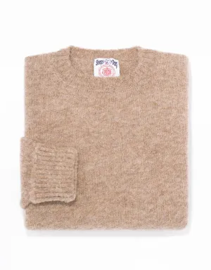 SHAGGY DOG PULLOVER BRAUN - KLASSISCHE PASSFORM
