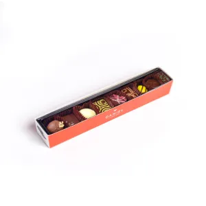 Signature Chocolate Box, 10pc,faux bloom stem 