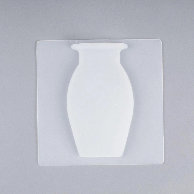 Silicone Sticky Vase Stick on The Wall
