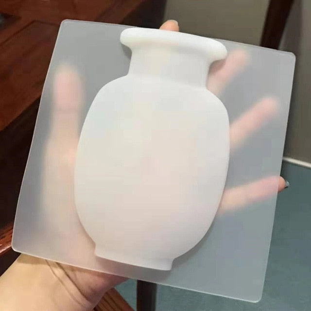 Silicone Sticky Wall Magic Plant Vases