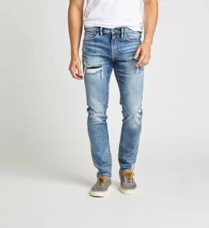 Silberner Kenaston Slim Fit mit schmaler Beinpassform