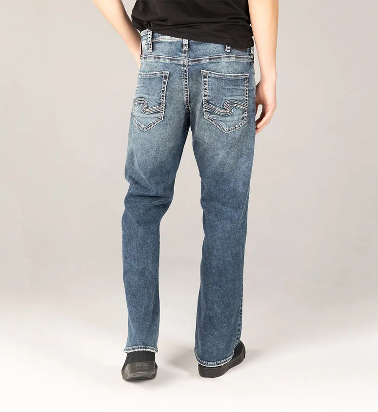 Silberne Zac Relaxed Fit Jeans