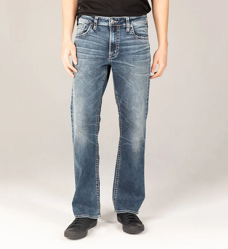 Silberne Zac Relaxed Fit Jeans