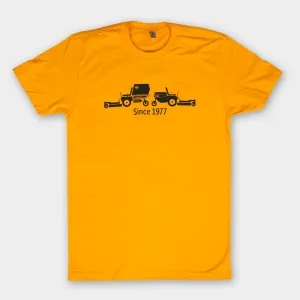 Seit 1977 Gelbes T-Shirt