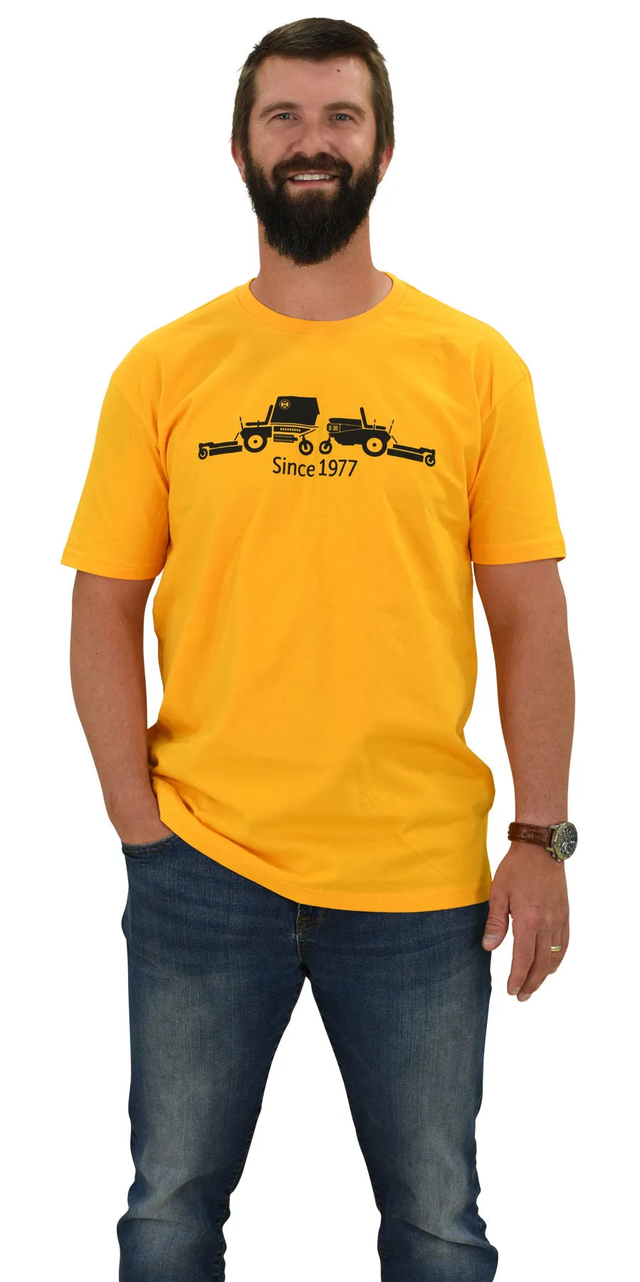 Seit 1977 Gelbes T-Shirt