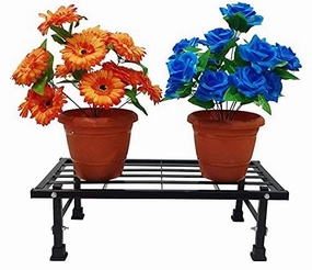 Single Step Compact Metal Gardening Stand,plant shelf accessories