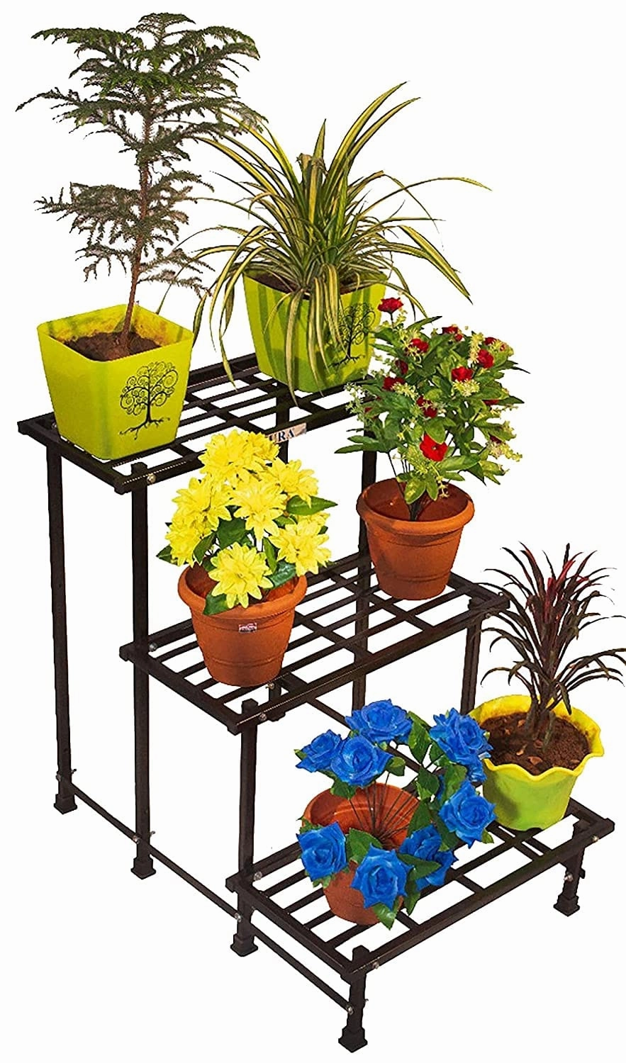 Single Step Compact Metal Gardening Stand