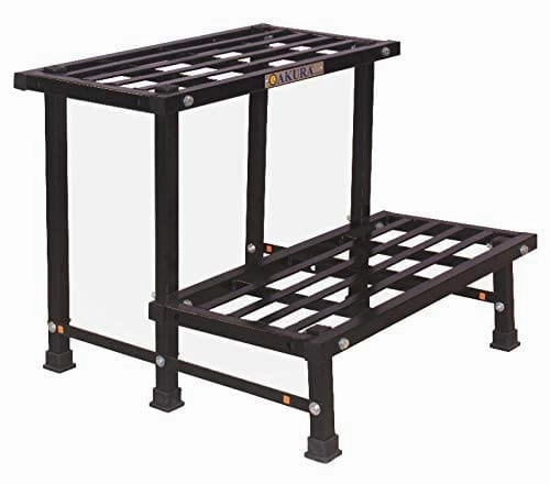 Single Step Compact Metal Gardening Stand