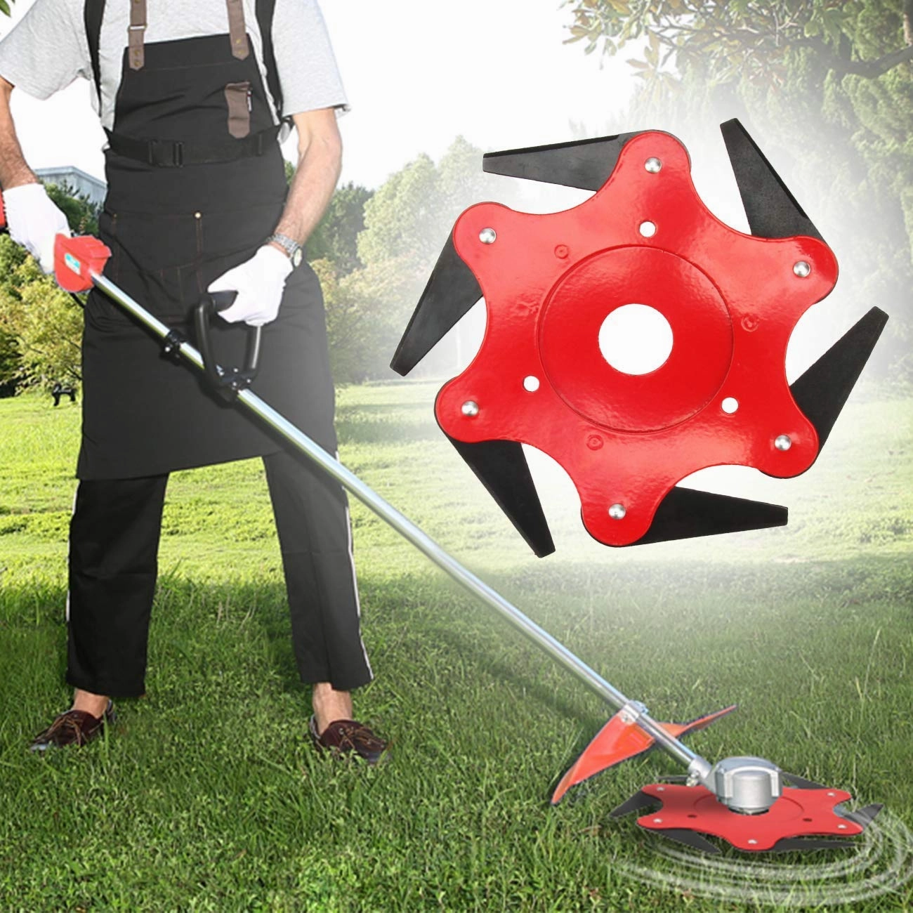 Six Point Blade For Brush Cutter, Grass Cutter and Lawn Mower