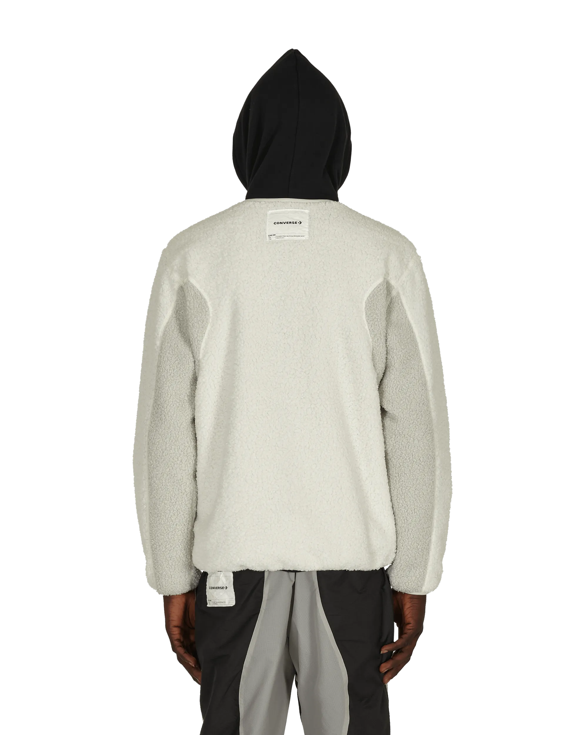 Slam Jam Sherpa Reversible Jacke Grau