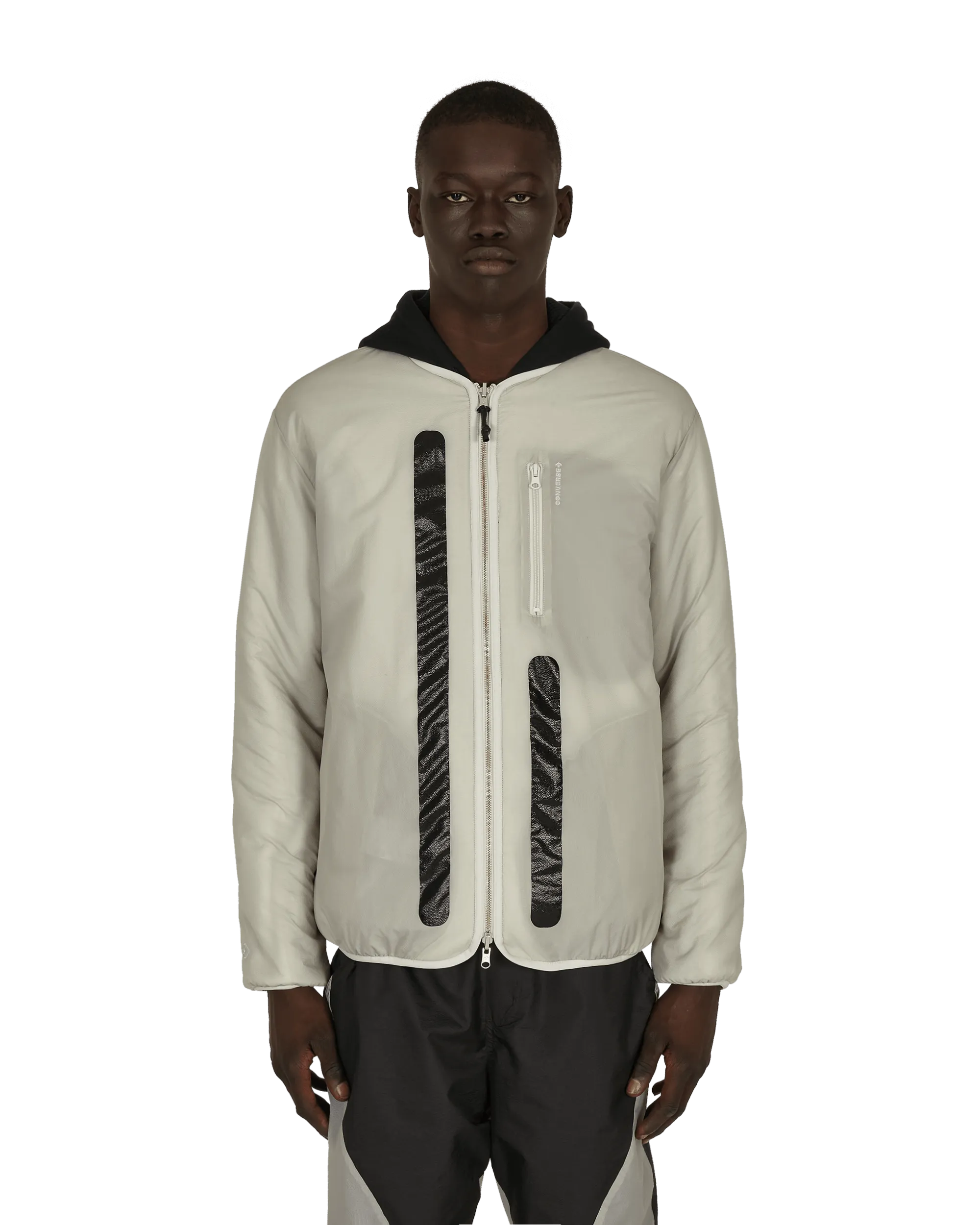 Slam Jam Sherpa Reversible Jacke Grau