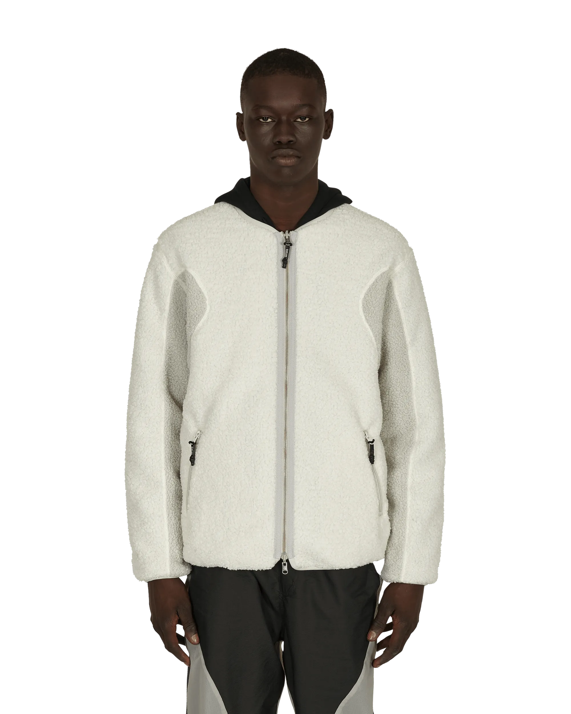 Slam Jam Sherpa Reversible Jacke Grau
