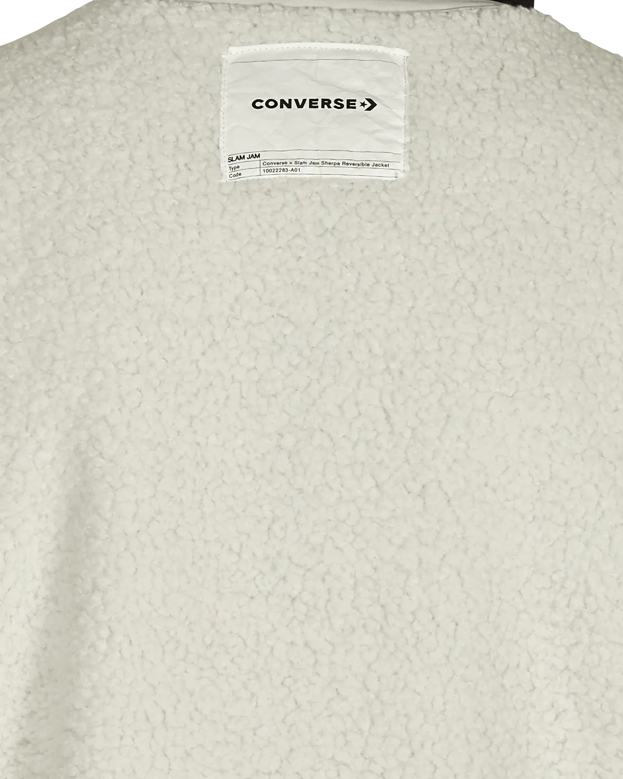 Slam Jam Sherpa Reversible Jacke Grau